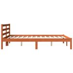 Casa si Gradina - Mobilier - Paturi si accesorii - Paturi - Cadru de pat, maro ceruit, 140x190 cm, lemn masiv de pin - Infinity.ro