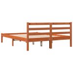 Casa si Gradina - Mobilier - Paturi si accesorii - Paturi - Cadru de pat, maro ceruit, 140x190 cm, lemn masiv de pin - Infinity.ro