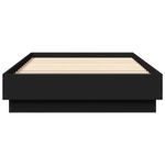 Casa si Gradina - Mobilier - Paturi si accesorii - Paturi - Cadru de pat cu lumini LED, negru, 100x200 cm - Infinity.ro