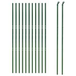 Casa si Gradina - Gradina si terasa - Garduri, panouri si accesorii - Gard plasa de sarma, verde, 1,4x25 m, otel galvanizat - Infinity.ro