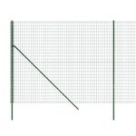 Casa si Gradina - Gradina si terasa - Garduri, panouri si accesorii - Gard plasa de sarma, verde, 1,4x25 m, otel galvanizat - Infinity.ro