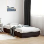 Casa si Gradina - Mobilier - Paturi si accesorii - Paturi - Cadru de pat cu lumini LED, negru, 75x190 cm - Infinity.ro