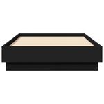 Casa si Gradina - Mobilier - Paturi si accesorii - Paturi - Cadru de pat cu lumini LED, negru, 75x190 cm - Infinity.ro