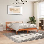 Casa si Gradina - Mobilier - Paturi si accesorii - Paturi - Cadru de pat, maro ceruit, 160x200 cm, lemn masiv de pin - Infinity.ro