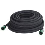 Casa si Gradina - Gradinarit si plante - Instalatii si accesorii pentru irigatii - Furtunuri de gradina si accesorii - Furtun poros de gradina, negru, 0,6", 25 m, cauciuc - Infinity.ro