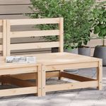 Casa si Gradina - Gradina si terasa - Mobilier exterior - Canapele si fotolii gradina - Canapea de gradina fara cotiere, 70x70x67 cm, lemn masiv pin - Infinity.ro