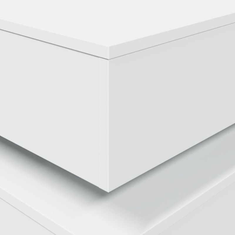 Casa si Gradina - Mobilier - Mese si birouri - Masute de cafea - Masuta de cafea cu lumini LED, alb, 90x50x40 cm - Infinity.ro