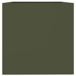 Casa si Gradina - Gradinarit si plante - Plante si ghivece - Ghivece si suporturi - Jardiniera, verde masliniu, 62x47x46 cm, otel laminat la rece - Infinity.ro