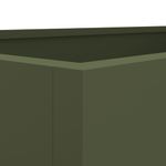 Casa si Gradina - Gradinarit si plante - Plante si ghivece - Ghivece si suporturi - Jardiniera, verde masliniu, 62x47x46 cm, otel laminat la rece - Infinity.ro