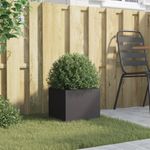 Casa si Gradina - Gradinarit si plante - Plante si ghivece - Ghivece si suporturi - Jardiniera, negru, 32x30x29 cm, otel laminat la rece - Infinity.ro