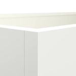 Casa si Gradina - Gradinarit si plante - Plante si ghivece - Ghivece si suporturi - Jardiniera, alb, 62x40x39 cm, otel laminat la rece - Infinity.ro