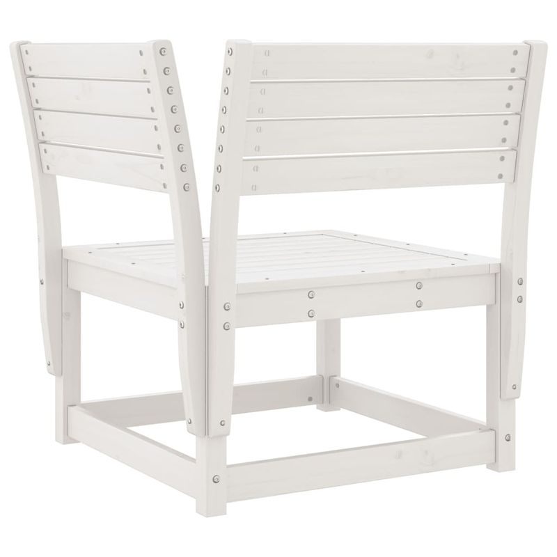 Casa si Gradina - Gradina si terasa - Mobilier exterior - Seturi mobila gradina - Set mobilier relaxare de gradina, 4 piese, alb, lemn masiv pin - Infinity.ro