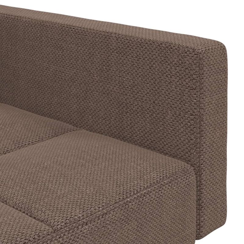Casa si Gradina - Mobilier - Canapele si coltare - Canapele - Canapea extensibila cu 2 locuri, 2 perne, gri taupe, textil - Infinity.ro