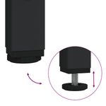 Casa si Gradina - Mobilier - Mese si birouri - Masute de cafea - Masuta de cafea stejar fumuriu 100x55x50cm lemn prelucrat/metal - Infinity.ro