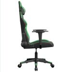 Casa si Gradina - Mobilier - Scaune si fotolii - Scaune - Scaun de gaming de masaj, negru si verde, piele ecologica - Infinity.ro