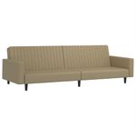 Casa si Gradina - Mobilier - Canapele si coltare - Canapele - Canapea extensibila cu 2 locuri, cappuccino, piele ecologica, model cu cotieră" - Infinity.ro