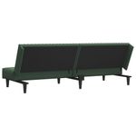 Casa si Gradina - Mobilier - Canapele si coltare - Canapele - Canapea extensibila cu 2 locuri, verde inchis, catifea - Infinity.ro