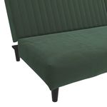 Casa si Gradina - Mobilier - Canapele si coltare - Canapele - Canapea extensibila cu 2 locuri, verde inchis, catifea - Infinity.ro