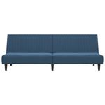 Casa si Gradina - Mobilier - Canapele si coltare - Canapele - Canapea extensibila cu 2 locuri, albastru, catifea - Infinity.ro