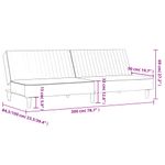 Casa si Gradina - Mobilier - Canapele si coltare - Canapele - Canapea extensibila cu 2 locuri, albastru, catifea - Infinity.ro