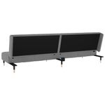 Casa si Gradina - Mobilier - Canapele si coltare - Canapele - Canapea extensibila cu 2 locuri, gri deschis, catifea - Infinity.ro
