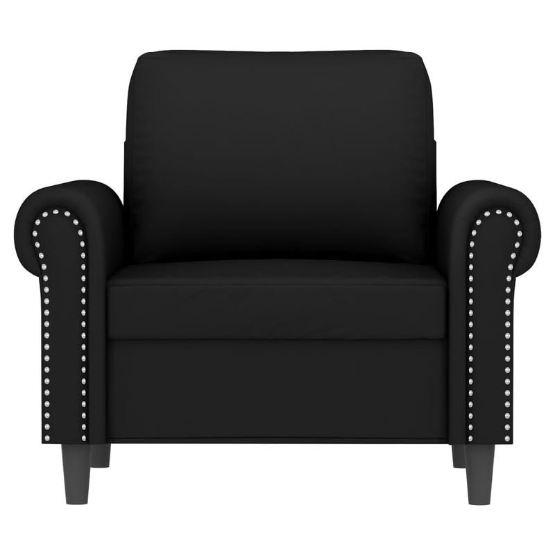Casa si Gradina - Mobilier - Scaune si fotolii - Fotolii - Fotoliu canapea, Negru, 60 cm, catifea - Infinity.ro