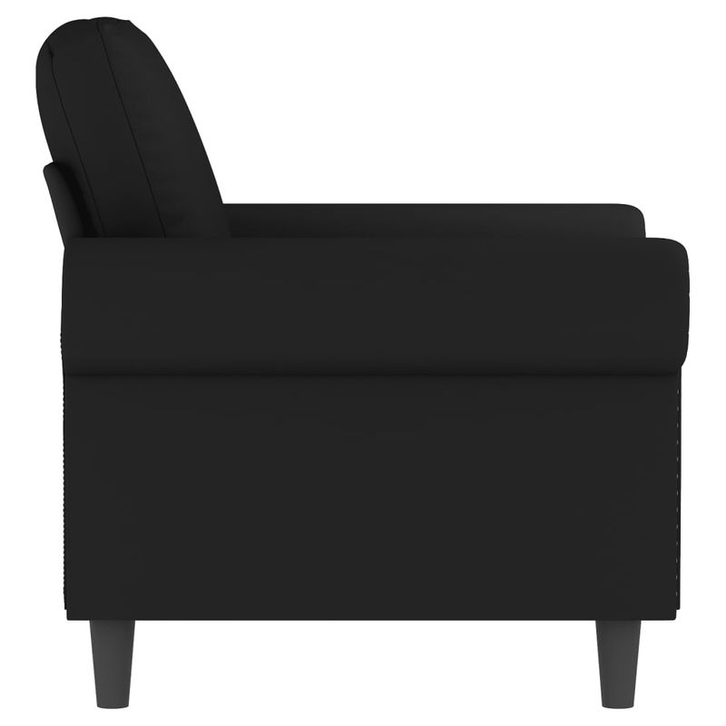 Casa si Gradina - Mobilier - Scaune si fotolii - Fotolii - Fotoliu canapea, Negru, 60 cm, catifea - Infinity.ro