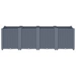 Casa si Gradina - Gradinarit si plante - Plante si ghivece - Ghivece si suporturi - Jardiniera de gradina, gri, 160x40x53 cm, PP - Infinity.ro