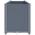 Casa si Gradina - Gradinarit si plante - Plante si ghivece - Ghivece si suporturi - Jardiniera de gradina, gri, 160x40x53 cm, PP - Infinity.ro