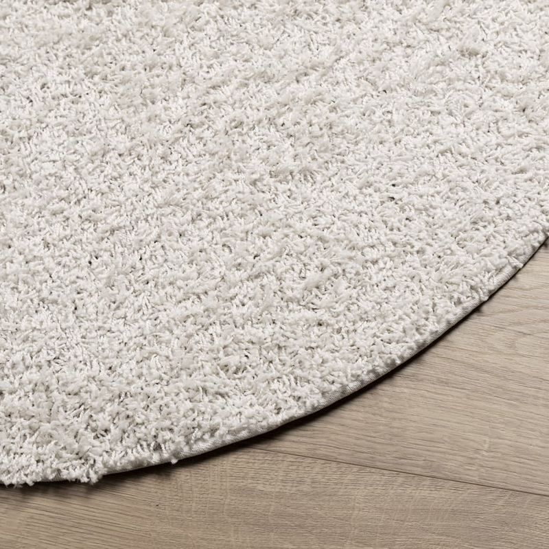 Casa si Gradina - Textile si covoare - Covoare - Covoare casa - Covor pufos modern, fir lung, crem, Ø 100 cm - Infinity.ro