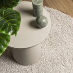 Casa si Gradina - Textile si covoare - Covoare - Covoare casa - Covor pufos modern, fir lung, crem, Ø 100 cm - Infinity.ro