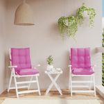 Casa si Gradina - Textile si covoare - Perne si pilote - Perne decorative - Perne pentru scaune cu spatar mic, 2 buc., roz, textil oxford - Infinity.ro