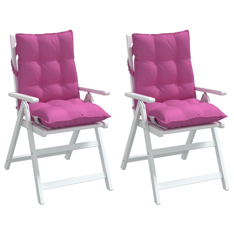 Casa si Gradina - Textile si covoare - Perne si pilote - Perne decorative - Perne pentru scaune cu spatar mic, 2 buc., roz, textil oxford - Infinity.ro
