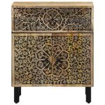 Casa si Gradina - Mobilier - Comode si corpuri - Noptiere - Noptiera, 50x33x60 cm, lemn masiv de mango - Infinity.ro