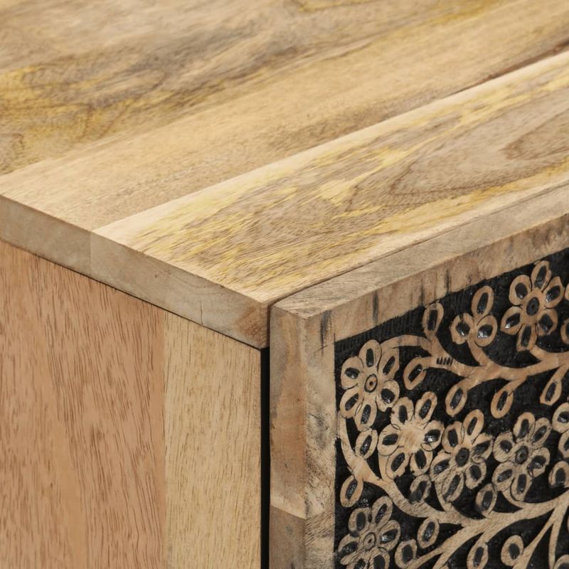 Casa si Gradina - Mobilier - Comode si corpuri - Noptiere - Noptiera, 50x33x60 cm, lemn masiv de mango - Infinity.ro