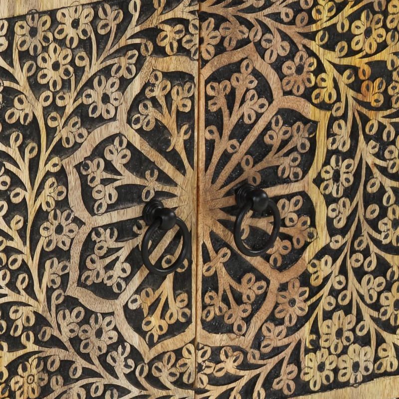 Casa si Gradina - Mobilier - Comode si corpuri - Noptiere - Noptiera, 50x33x60 cm, lemn masiv de mango - Infinity.ro