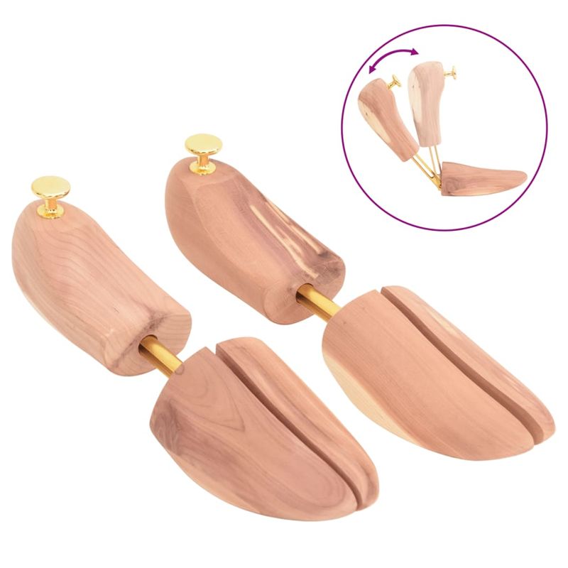 Market - Spalare si intretinere rufe - Produse intretinere Incaltaminte - Perii si alte accesorii - Dispozitiv largire pantofi cu incaltator EU 39-41,5, lemn cedru - Infinity.ro