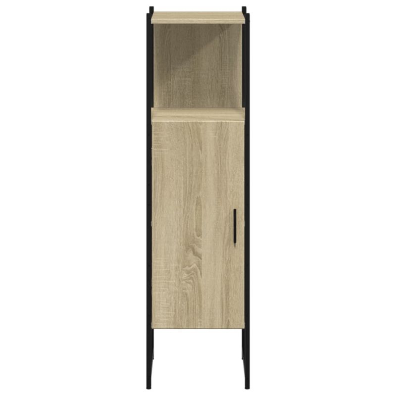 Casa si Gradina - Mobilier - Mobilier baie - Corpuri baie - Dulap de baie, stejar sonoma, 33x33x120,5 cm, lemn prelucrat - Infinity.ro