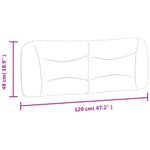 Casa si Gradina - Mobilier - Paturi si accesorii - Accesorii paturi - Tablie de pat Alb si gri deschis 100 cm Lemn masiv de pin - Infinity.ro