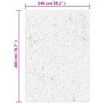 Casa si Gradina - Textile si covoare - Covoare - Covoare casa - Covor pufos cu fire inalte, verde modern, 140x200 cm - Infinity.ro