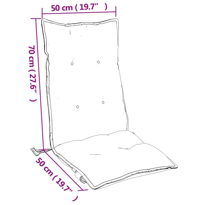 Casa si Gradina - Textile si covoare - Perne si pilote - Perne decorative - Perne scaun cu spatar inalt, 6 buc, rosu, tesatura Oxford - Infinity.ro