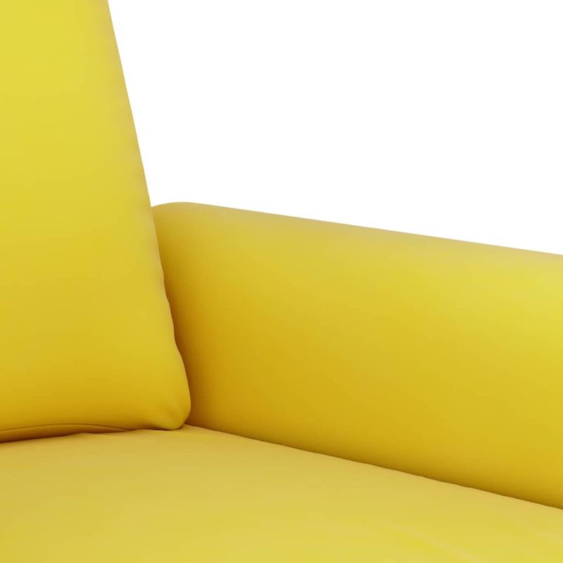 Casa si Gradina - Mobilier - Seturi de mobilier - Seturi living - Set de canapele cu perne, 2 piese, galben, catifea - Infinity.ro