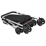 Petshop - Accesorii petshop - Culcusuri si custi - Genti si articole transport - Carucior pliabil pentru caini, negru, 100x49x96 cm, panza - Infinity.ro