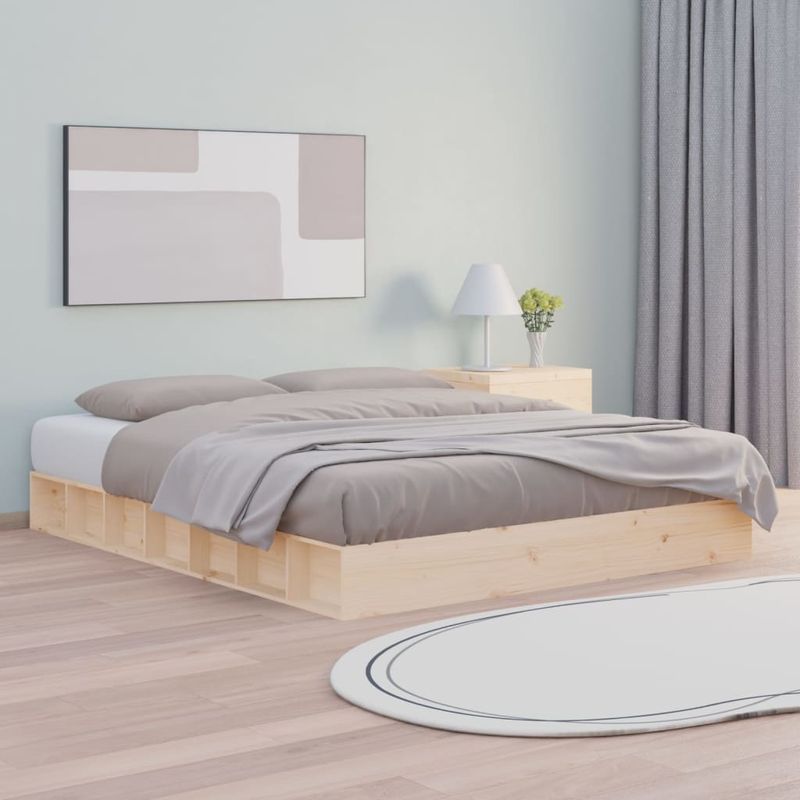 Casa si Gradina - Mobilier - Paturi si accesorii - Paturi - Cadru de pat, Super King, 180x200 cm, lemn masiv - Infinity.ro