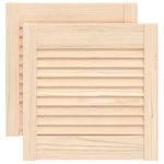 Casa si Gradina - Mobilier - Dulapuri si sifoniere - Dulapuri - Usa de dulap cu design lambriu, 5x39,4 cm lemn masiv pin, cantitate în pachet: 2, natural, mărime 39.5x39.4 cm - Infinity.ro