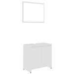 Casa si Gradina - Mobilier - Seturi de mobilier - Seturi baie - Set mobilier de baie, alb, PAL - Infinity.ro
