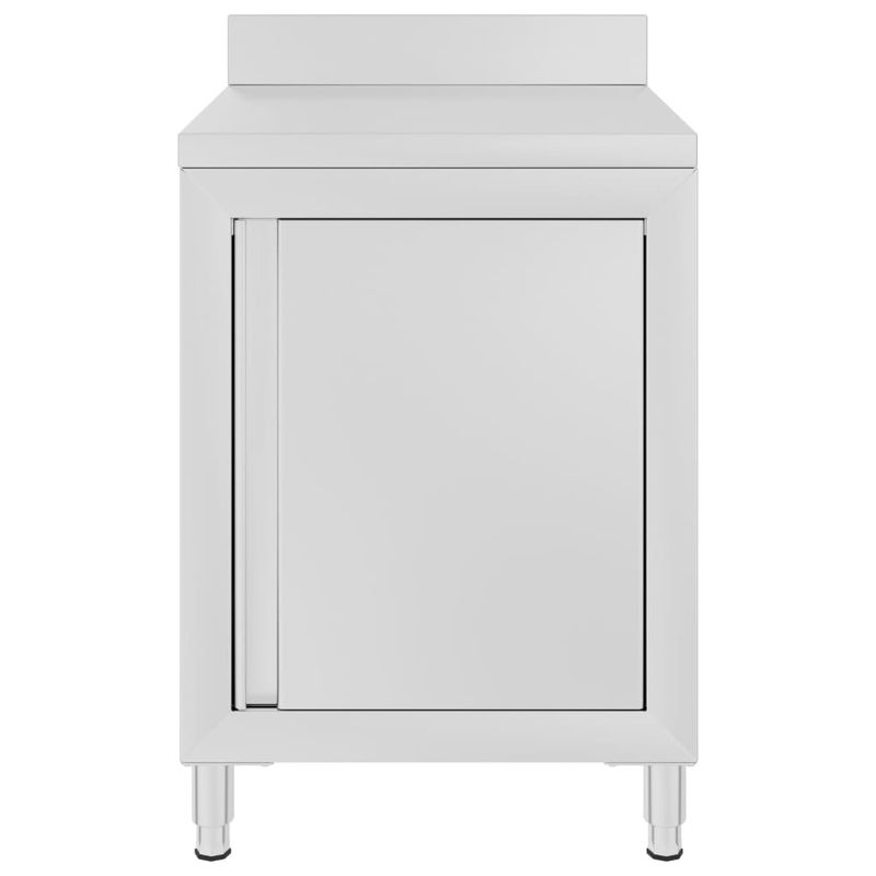 Casa si Gradina - Mobilier - Comode si corpuri - Corpuri bucatarie - Dulap comercial cu blat de lucru, 60x60x96 cm, otel inoxidabil - Infinity.ro