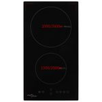 Electronice si Electrocasnice - Aragazuri, cuptoare si hote - Plite incorporabile - Plite electrice - Plita cu inductie cu 2 arzatoare, control tactil, sticla 3500 W - Infinity.ro