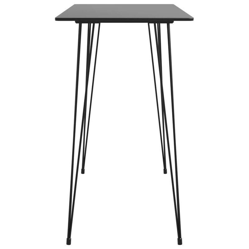 Casa si Gradina - Mobilier - Seturi de mobilier - Seturi bucatarie - Set mobilier de bar, 3 piese, negru - Infinity.ro