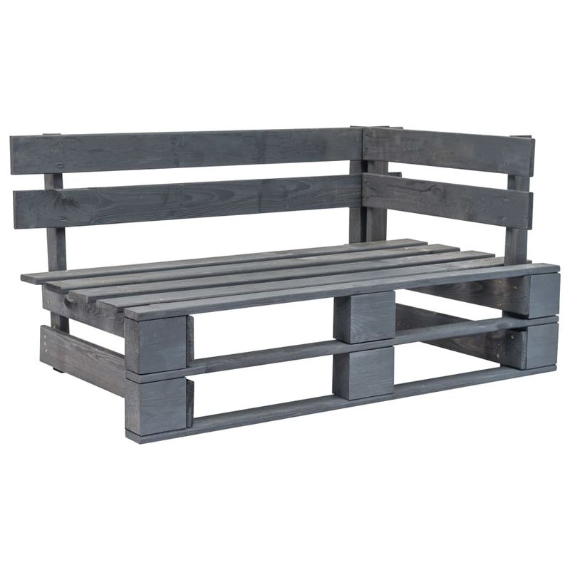 Casa si Gradina - Gradina si terasa - Mobilier exterior - Canapele si fotolii gradina - Canapea din paleti de gradina, cu perne nisipii, lemn de pin - Infinity.ro